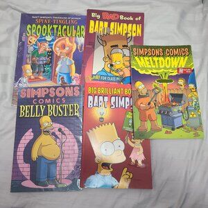 The Simpsons Jumbo Comics Lot (X5)